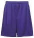 5229 C2 Sport Youth Performance Shorts Purple front view