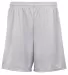 5229 C2 Sport Youth Performance Shorts Silver front view