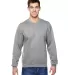 SF72R Fruit of the Loom 7.2 oz. Sofspun™ Crewnec Athletic Heather front view