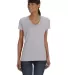L39VR Fruit of the Loom Ladies' 5 oz., 100% Heavy  Athletic Heather front view