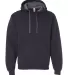 SF76R Fruit of the Loom 7.2 oz. Sofspun™ Hooded  Black front view