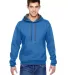 SF76R Fruit of the Loom 7.2 oz. Sofspun™ Hooded  Royal front view