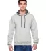 SF76R Fruit of the Loom 7.2 oz. Sofspun™ Hooded  Oatmeal Heather front view