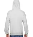 SF76R Fruit of the Loom 7.2 oz. Sofspun™ Hooded  Oatmeal Heather back view