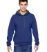SF76R Fruit of the Loom 7.2 oz. Sofspun™ Hooded  Admiral Blue front view