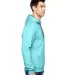 SF76R Fruit of the Loom 7.2 oz. Sofspun™ Hooded  Scuba Blue side view