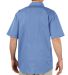 LS516 Dickies 4.25 oz. WorkTech with AeroCool Mesh in Light blue back view