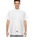 DC125 Dickies 4.25 oz. Cook Shirt White front view