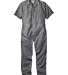 33999 Dickies 5 oz. Short Sleeve Coverall GRAY _ L front view