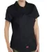 FS574 Dickies 5.25 oz. Ladies' Twill Shirt BLACK front view