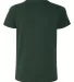 Hanes 5780 Ladies Heavyweight V-neck T-shirt - 578 Deep Forest back view