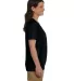 Hanes 5780 Ladies Heavyweight V-neck T-shirt - 578 Black side view