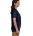 Hanes 5780 Ladies Heavyweight V-neck T-shirt - 578 Navy side view