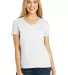5780 Hanes® Ladies Heavyweight V-neck T-shirt - 5 White front view