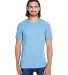 102A Threadfast Apparel Unisex Triblend Short-Slee ROYAL TRIBLEND front view