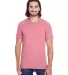 102A Threadfast Apparel Unisex Triblend Short-Slee RED TRIBLEND front view