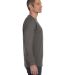 Hanes 5586 Long Sleeve 6.1 T-shirt - 5586  in Smoke grey side view
