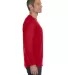 5586 Hanes® Long Sleeve Tagless 6.1 T-shirt - 558 Deep Red side view