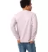 5586 Hanes® Long Sleeve Tagless 6.1 T-shirt - 558 Pale Pink back view