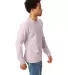 5586 Hanes® Long Sleeve Tagless 6.1 T-shirt - 558 Pale Pink side view