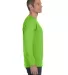 5586 Hanes® Long Sleeve Tagless 6.1 T-shirt - 558 Lime side view
