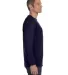 5586 Hanes® Long Sleeve Tagless 6.1 T-shirt - 558 Navy side view