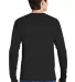 5586 Hanes® Long Sleeve Tagless 6.1 T-shirt - 558 Black back view