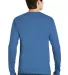 5586 Hanes® Long Sleeve Tagless 6.1 T-shirt - 558 Carolina Blue back view