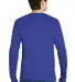 5586 Hanes® Long Sleeve Tagless 6.1 T-shirt - 558 Deep Royal back view