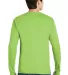 5586 Hanes® Long Sleeve Tagless 6.1 T-shirt - 558 Lime back view