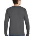 Hanes 5586 Long Sleeve 6.1 T-shirt - 5586  in Smoke grey back view