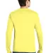 5586 Hanes® Long Sleeve Tagless 6.1 T-shirt - 558 Yellow back view