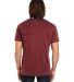 115A Threadfast Apparel Unisex Cross Dye Short-Sle in Black cherry
