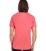 130A Threadfast Apparel Unisex Pigment Dye Short-S RED back view
