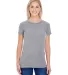 202A Threadfast Apparel Ladies' Triblend Short-Sle GREY TRIBLEND front view