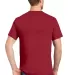 5590 Hanes® Pocket Tagless 6.1 T-shirt - 5590  in Deep red back view