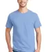 5590 Hanes® Pocket Tagless 6.1 T-shirt - 5590  in Light blue front view