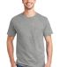 5590 Hanes® Pocket Tagless 6.1 T-shirt - 5590  in Light steel front view