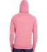 302Z Threadfast Apparel Unisex Triblend Full-Zip L in Red