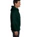 P180 Hanes® PrintPro®XP™ Full Zip Hooded Sweat Deep Forest side view