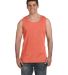 C9360 Comfort Colors Ringspun Garment-Dyed Tank in Bright salmon front view