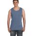C9360 Comfort Colors Ringspun Garment-Dyed Tank in Blue jean front view