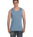 C9360 Comfort Colors Ringspun Garment-Dyed Tank in Ice blue front view