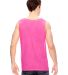 C9360 Comfort Colors Ringspun Garment-Dyed Tank in Neon pink back view