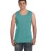 C9360 Comfort Colors Ringspun Garment-Dyed Tank in Seafoam front view