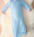 4406 Rabbit Skins Infant Baby Rib Lap Shoulder Lay LIGHT BLUE front view