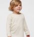 RS3302 Rabbit Skins Toddler Fine Jersey Long Sleev in Natural heather front view