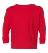 RS3302 Rabbit Skins Toddler Fine Jersey Long Sleev RED front view