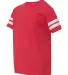 6137 LAT Jersey Youth Football Tee VN RED/ BLD WHT side view