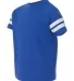 6137 LAT Jersey Youth Football Tee VN ROYAL/ BD WHT side view